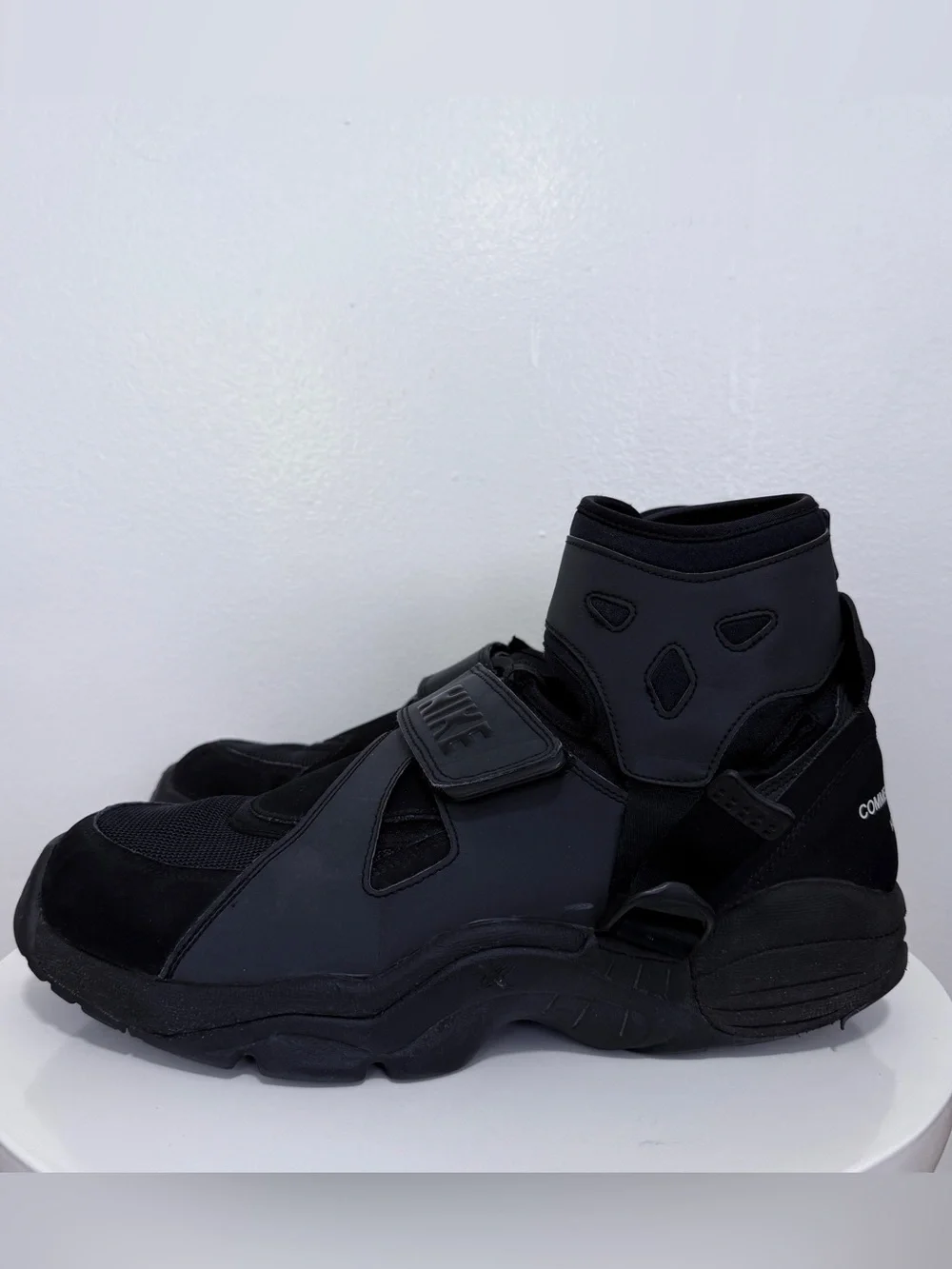 Nike x Comme des Garçons Homme Plus Air Carnivore Triple Black SZ 12 DH0199-001